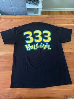 Half Evil x Pokémon Black Tee Size Large